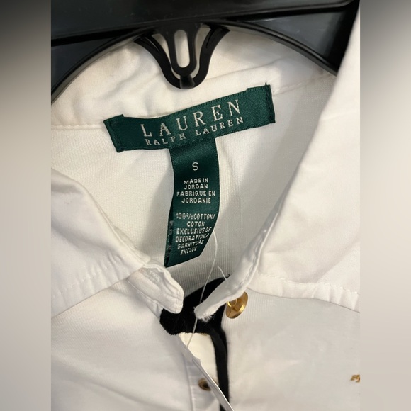 Ralph Lauren Long-Sleeved White Polo Small NWT - Picture 2 of 4